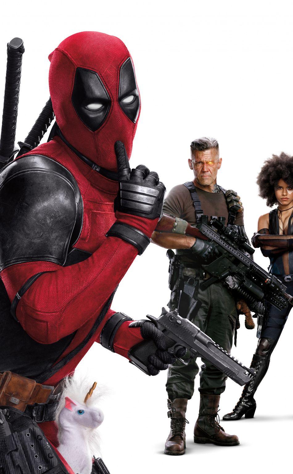 950x1534 Download 950x1534 Wallpaper Deadpool Domino, Deadpool