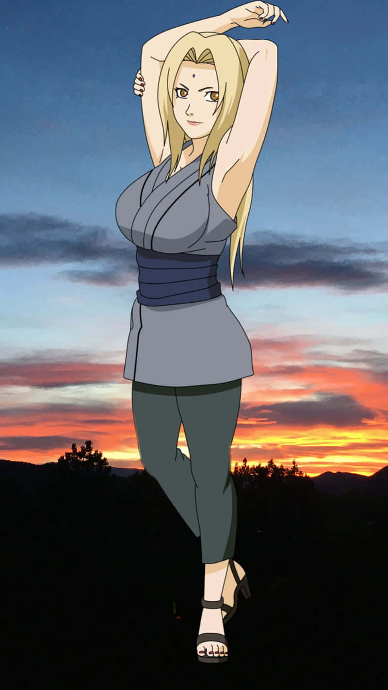 800x1422 Tsunade iPhone Wallpaper