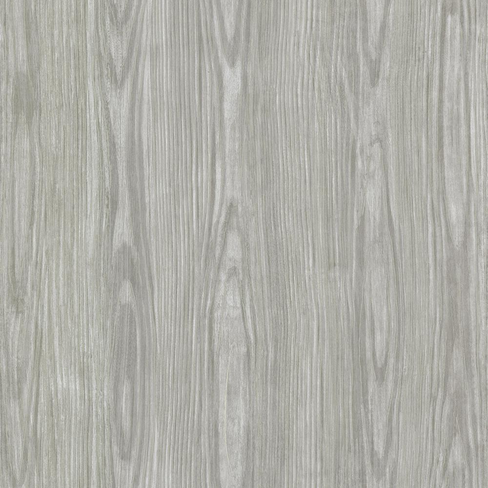 1000x1000 74.3 sq. ft. Tanice Taupe Faux Wood Texture Wallpaper