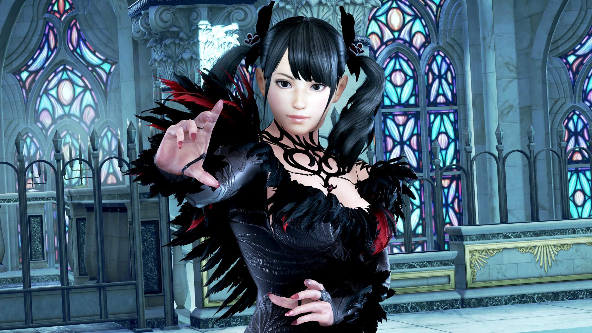 2048x1152 Ling Xiaoyu in Black. Tekken Amino Amino
