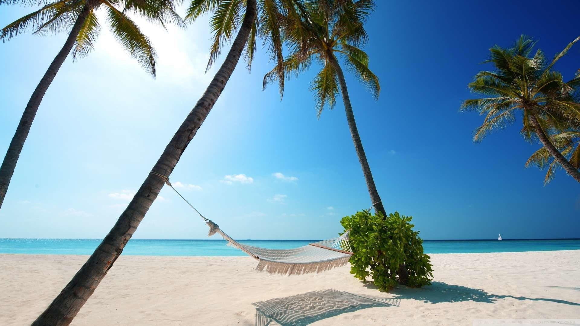1920x1080 HD Beach Wallpaper 1080p