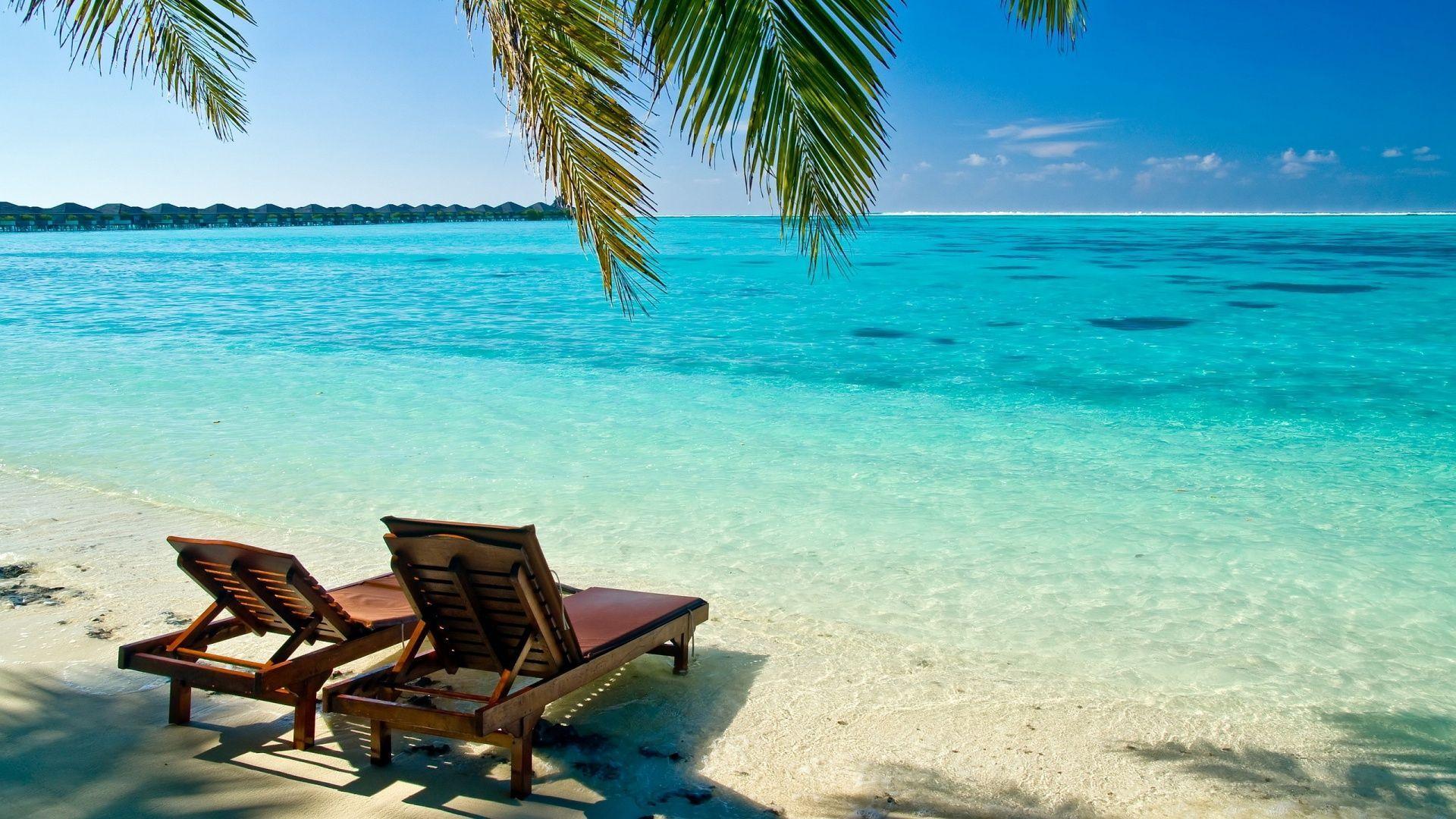1920x1080 Maldives Tropical Beach Wallpaper. Jungle Nature