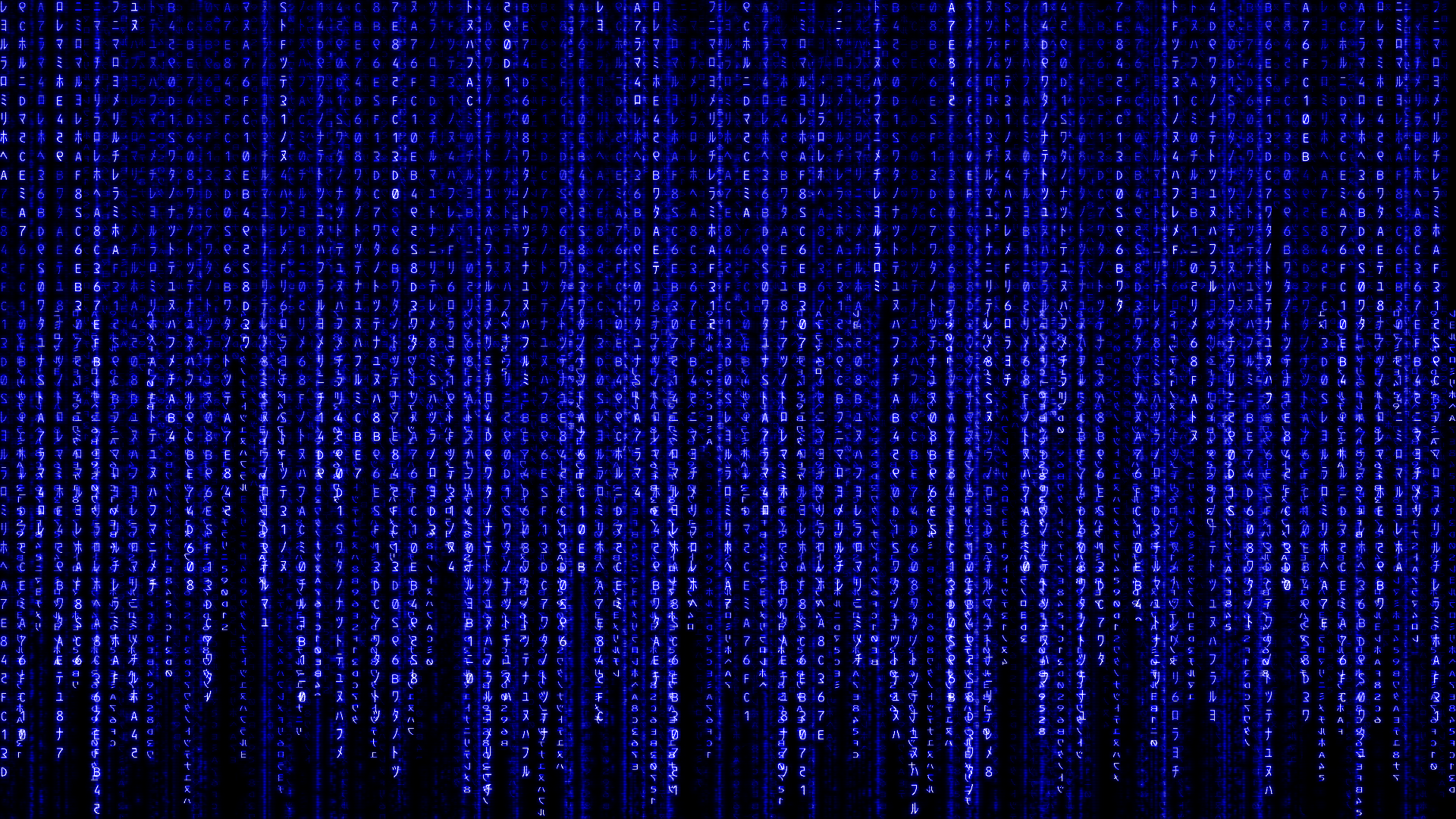 1920x1080 Blue Matrix Background Is 4K Wallpaper