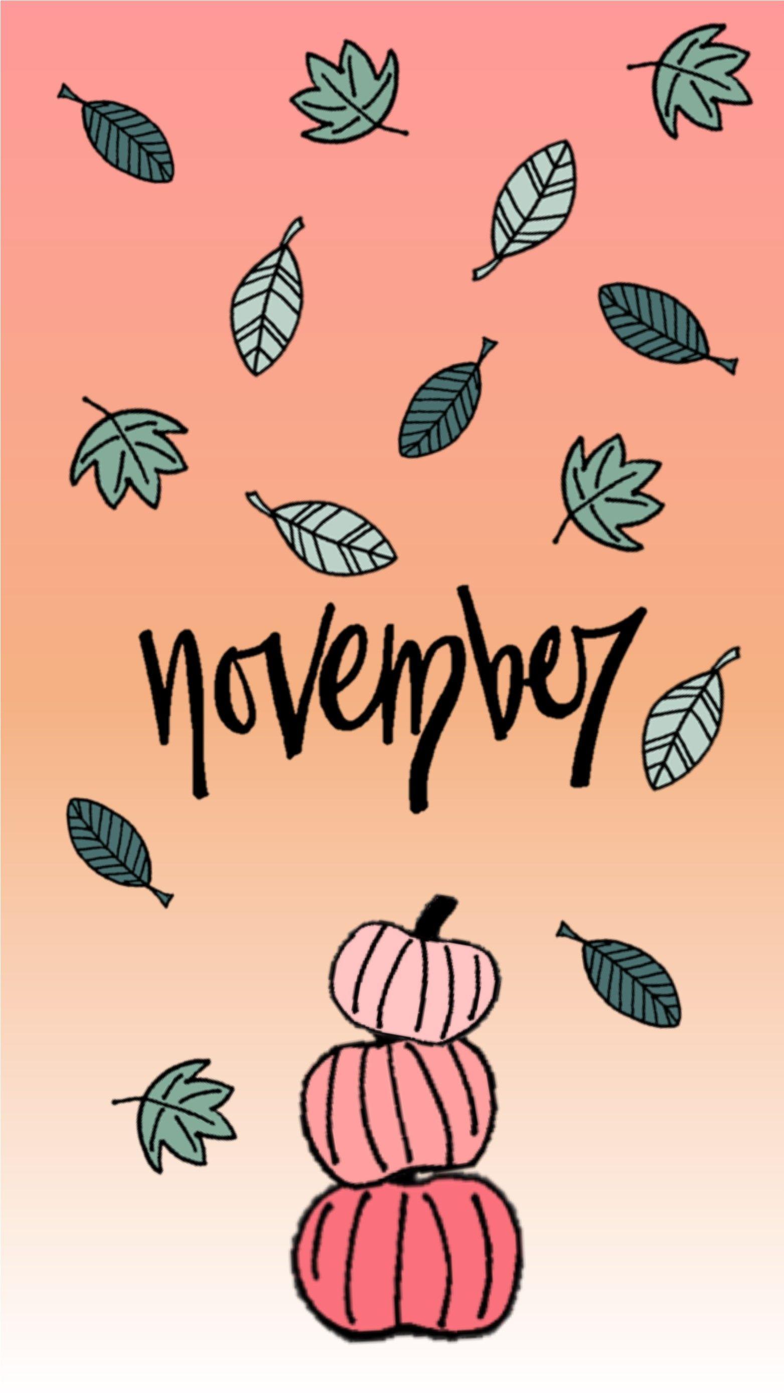 10 Free November iPhone Wallpapers  Classically Cait