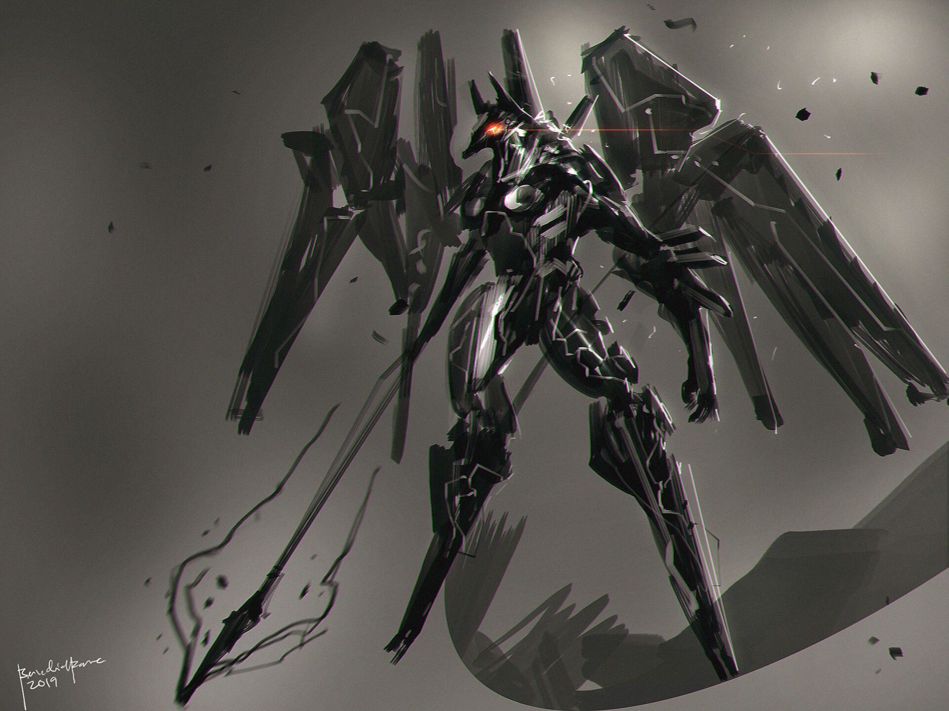 1920x1440 Benedick Bana of the Enders ANUBIS FANART