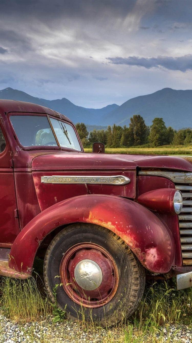 34++ Vintage Red Truck Wallpaper For Desk Top full HD