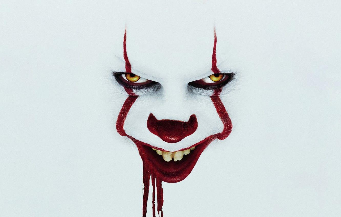 1332x850 Wallpaper Smile, Eyes, year, James McAvoy, Evil, Horror, EXCLUSIVE, Clown, Movie, Bill, Demon, Film, Smiling, Jessica Chastain, Killer, Chapter - for desktop, section фильмы