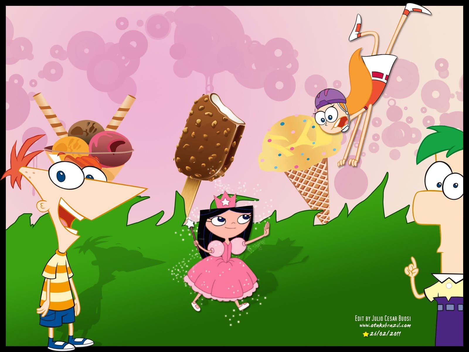 1600x1200 Phineas & Ferb and Ferb Wallpaper