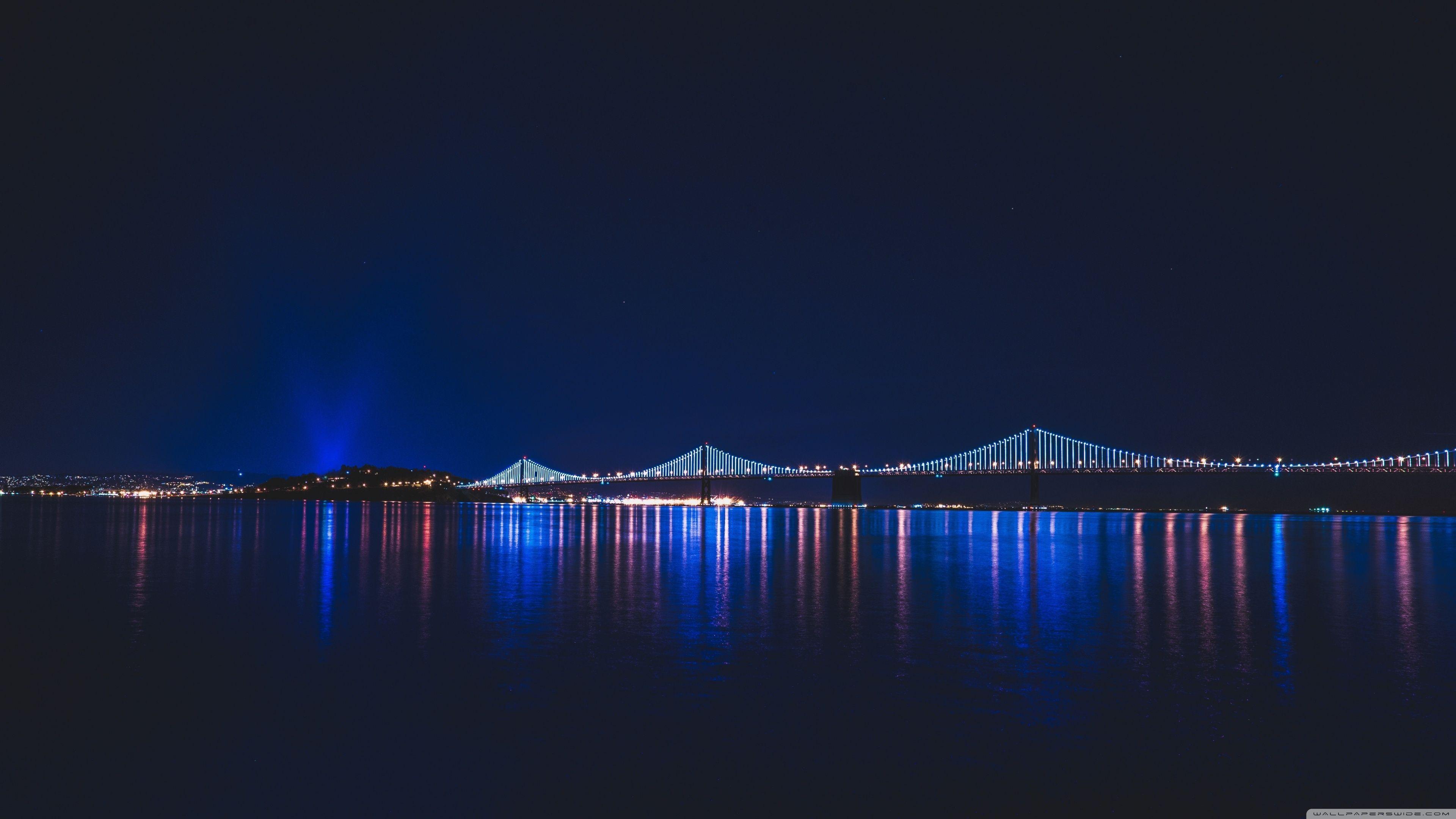 3840x2160 Bridge, Night ❤ 4K HD Desktop Wallpaper for 4K Ultra HD TV