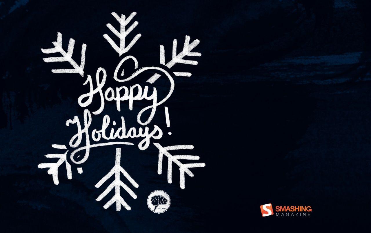 1280x804 Holiday Hand Lettering Wallpaper. Holiday Hand Lettering