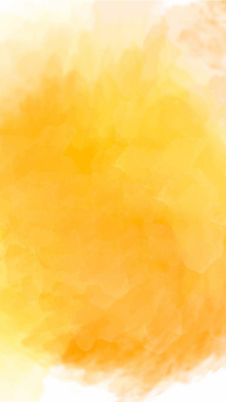 720x1280 Gold Golden Watercolor Wallpaper Pastel Yellow