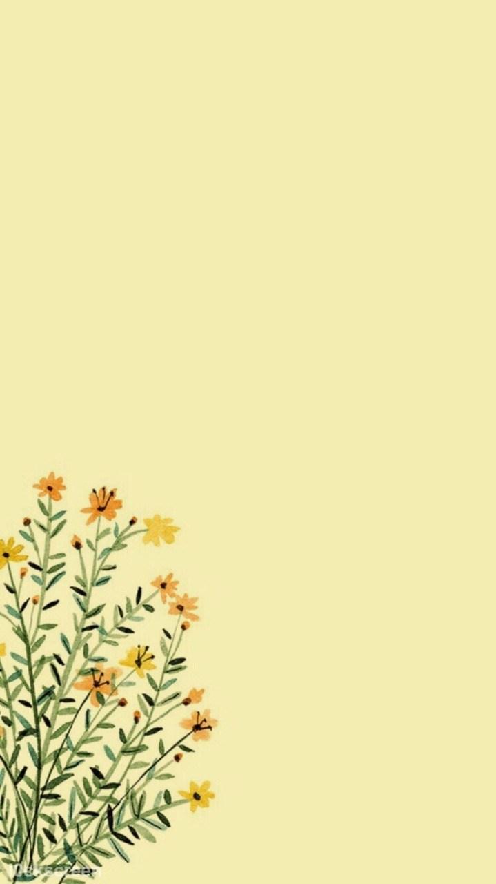 719x1280 Yellow Popular Aesthetic Wallpaper iPhone