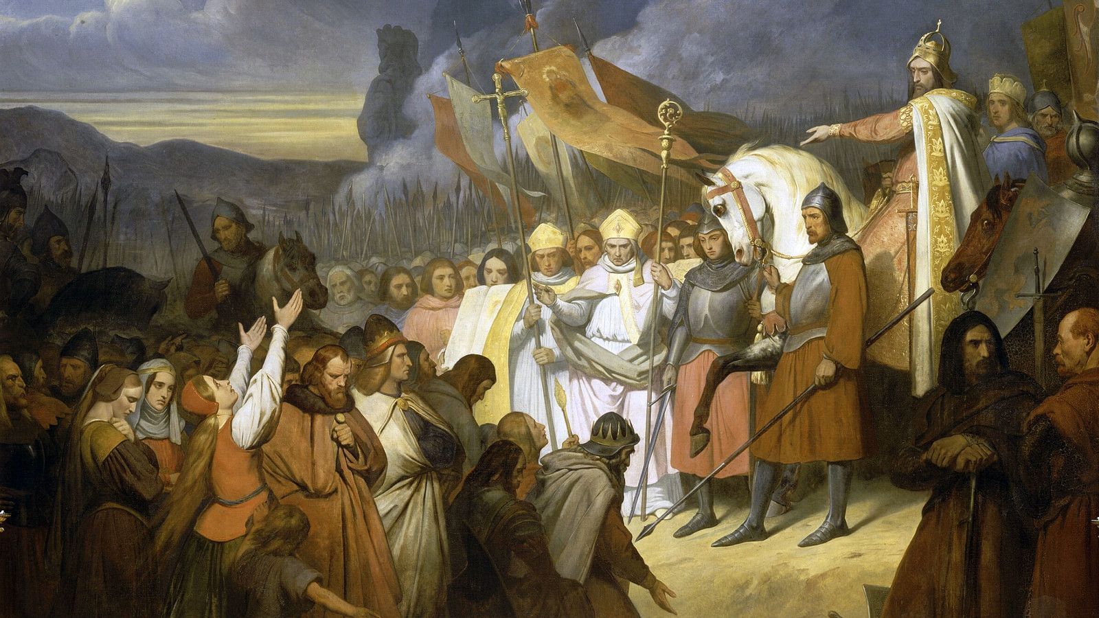 1600x900 Charlemagne at Paderborn Illustration