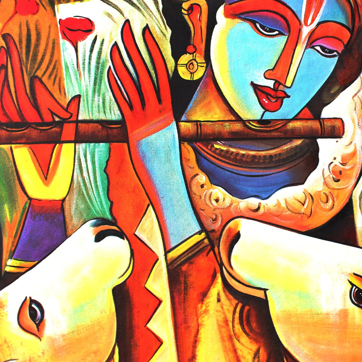 1200x1200 Lord Krishna, Customised Wallpaper