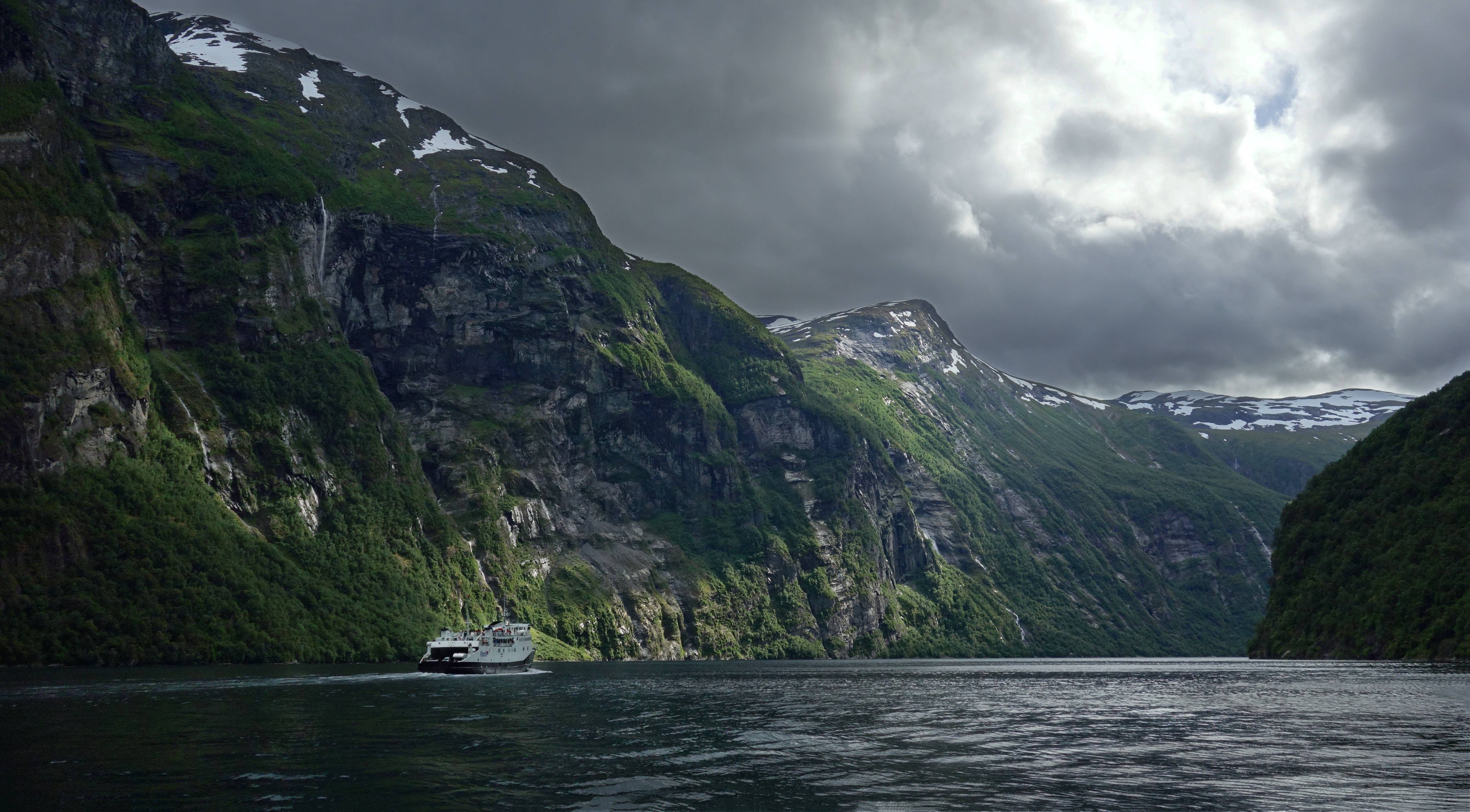 Images Lofoten Norway Nature Autumn mountain Scenery