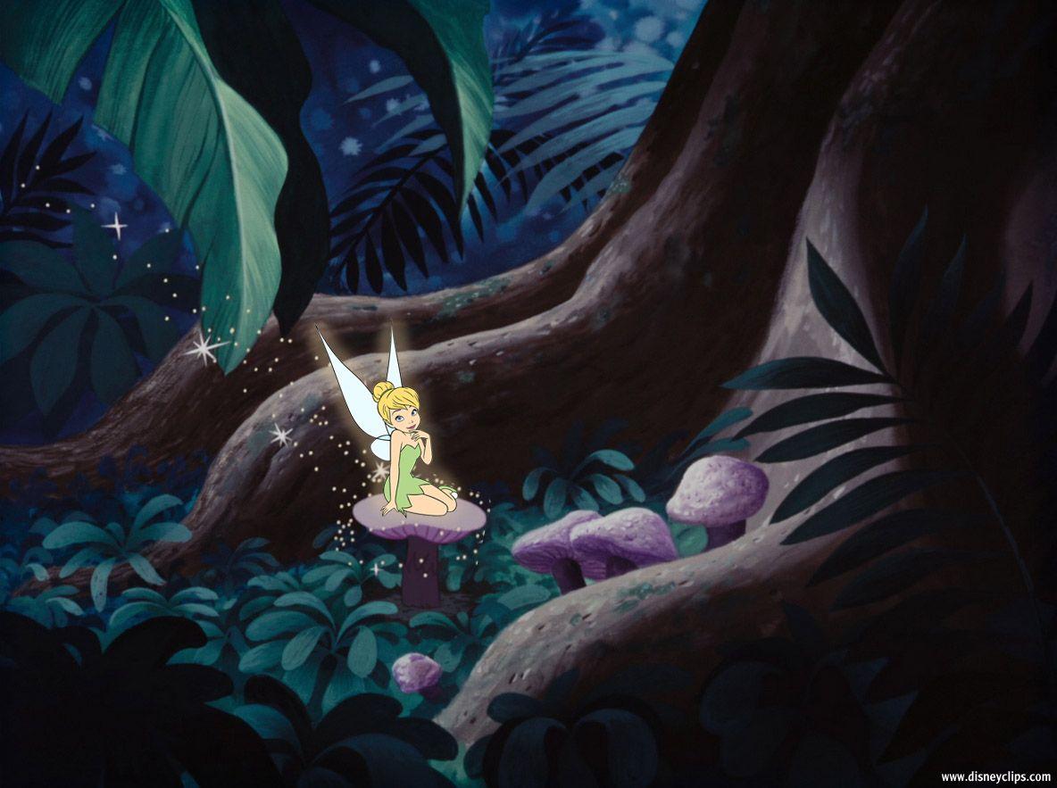 1184x883 Peter Pan and Tinker Bell Wallpaper