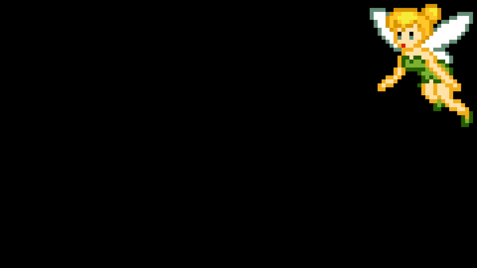 1920x1080 1920x1080 tinkerbell pixel art pixels peter pan