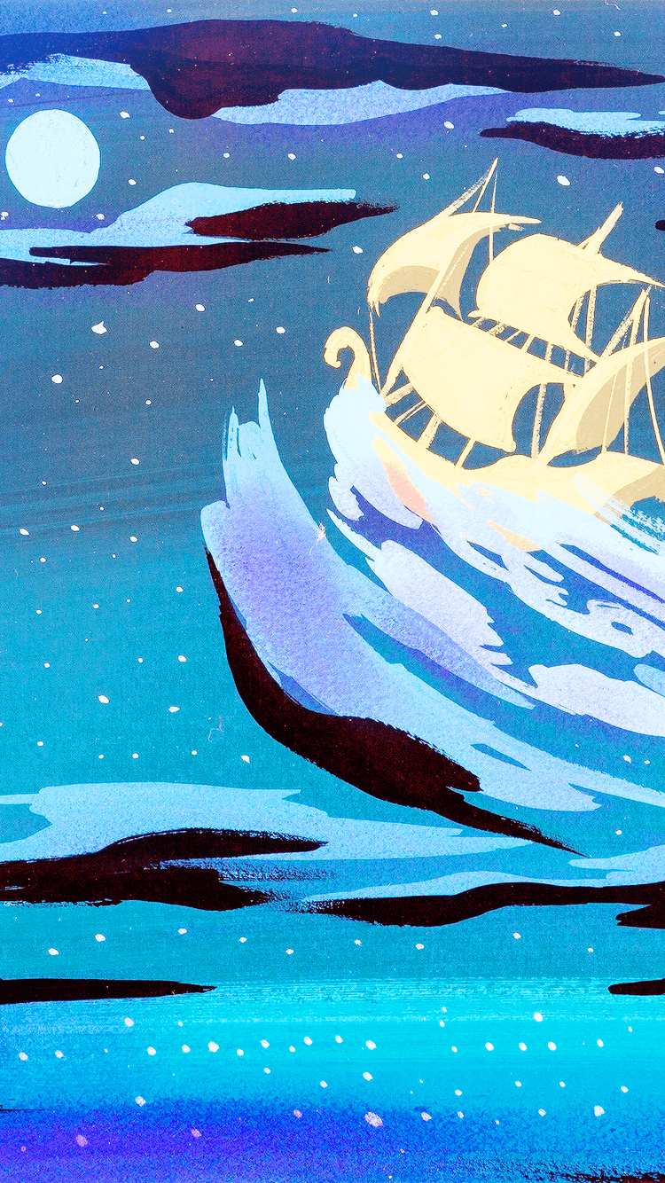 750x1334 Mary Blair iPhone 6 background. Disney. Wallpaper