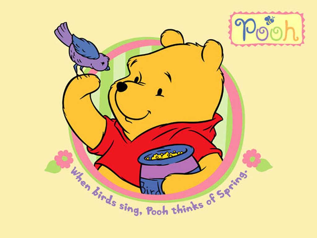 GIẤY TƯỜNG 1024x768: Hình nền Winnie The Pooh