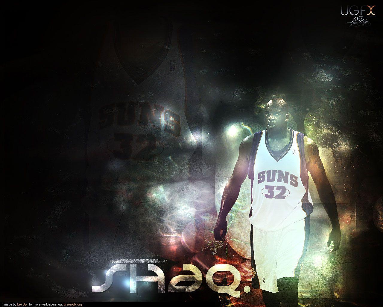 1280x1024 Shaquille O'Neal Suns Wallpaper. Basketball Wallpaper at