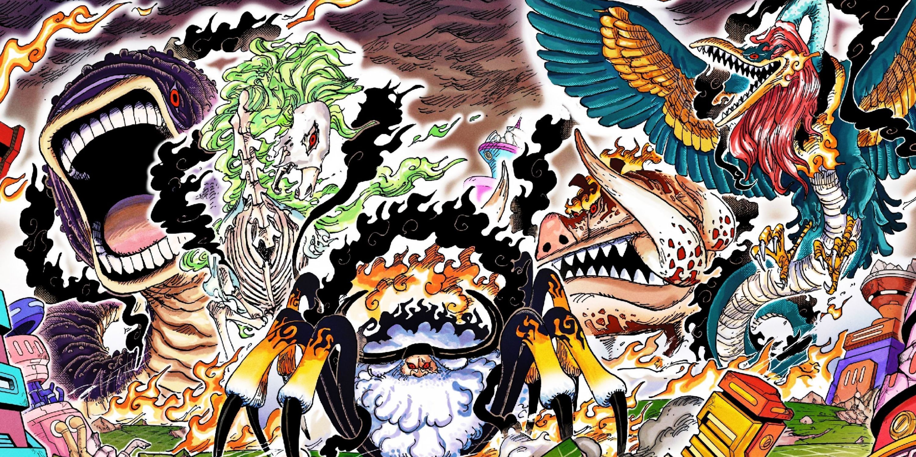 3000x1499 Oda Reveals The Yokai Forms Of All Gorosei