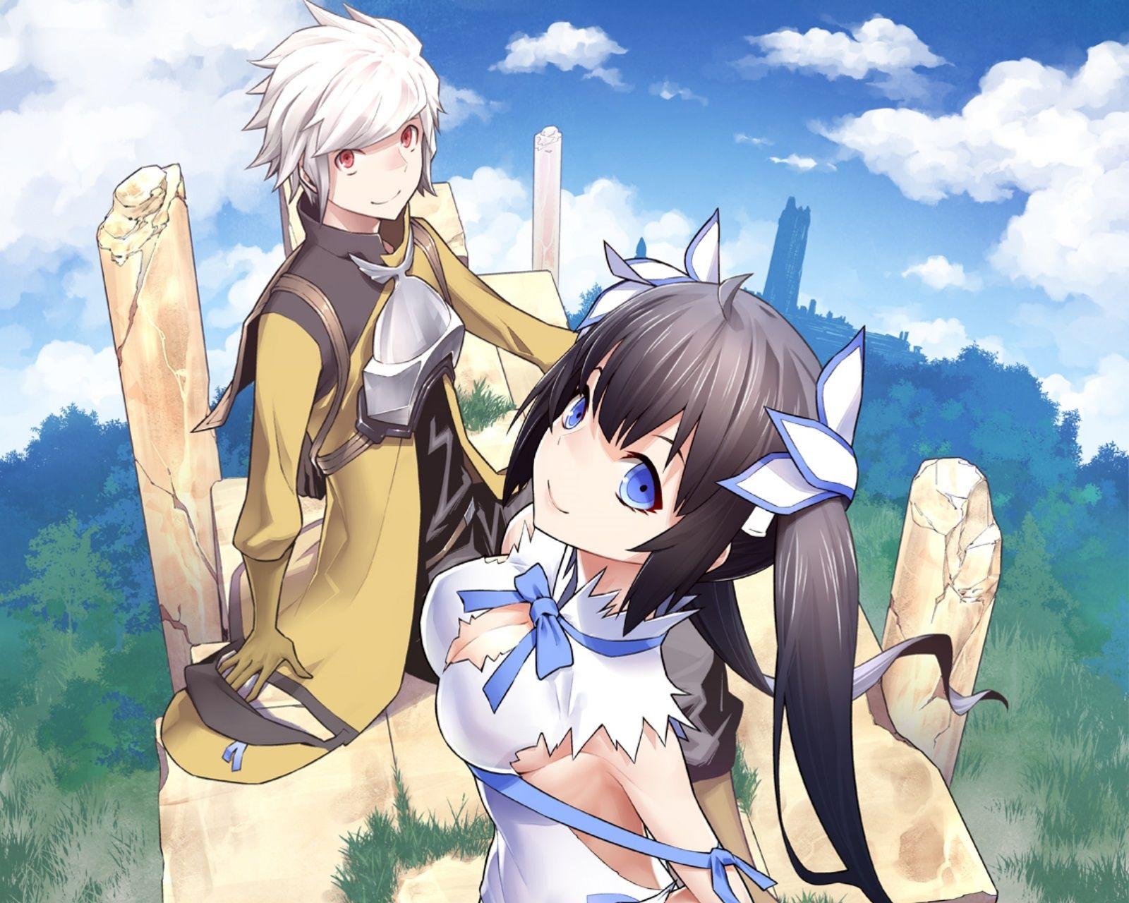 1600x1280 Bell and Hestia It Wrong to Try to Pick Up Girls in a Dungeon? Wallpaper (1600x1280)