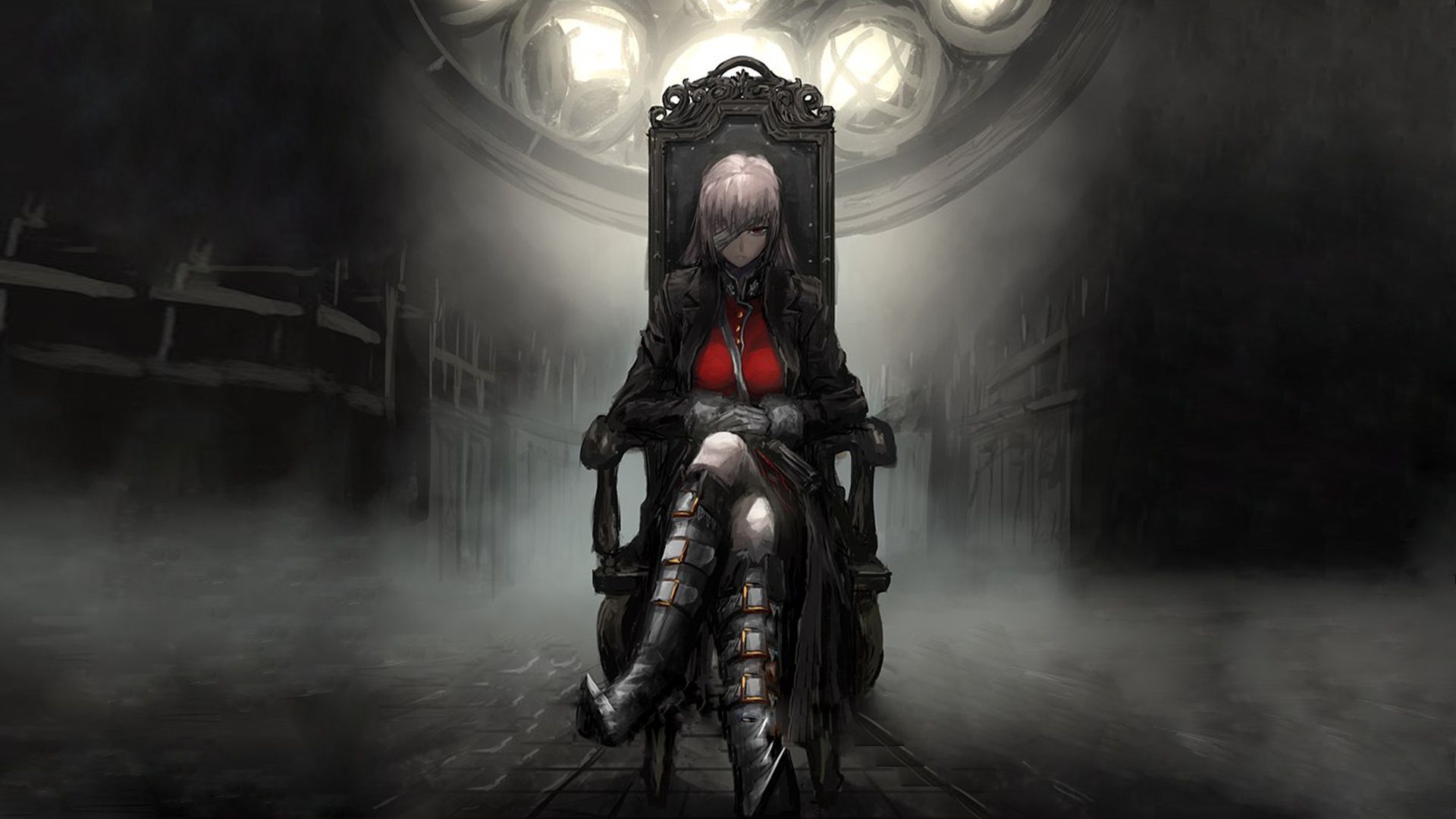 1920x1080 Download wallpaper Girl, Anime, Game