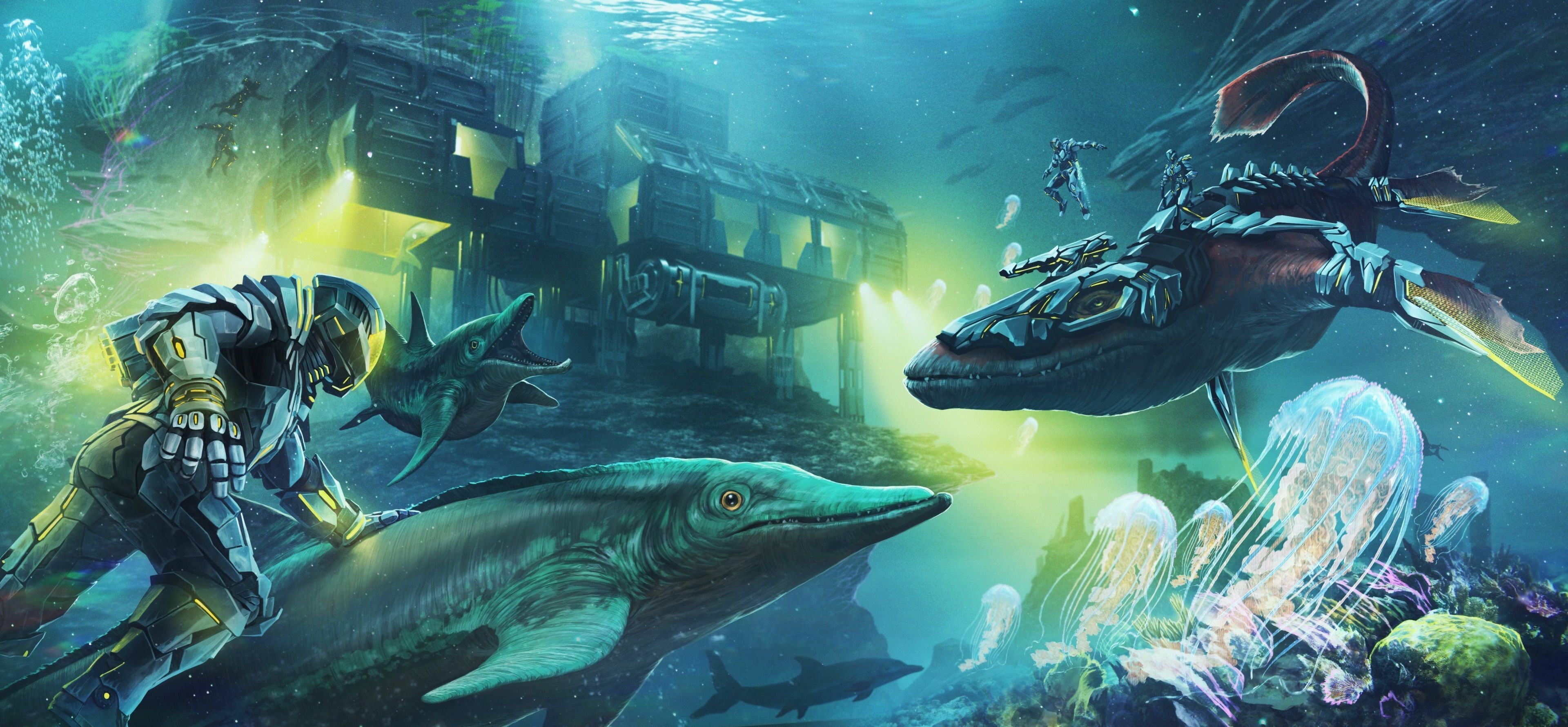 3840x1780 Ark Genesis Wallpaper