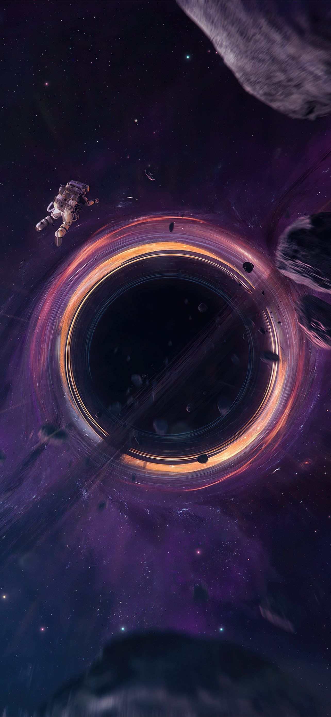 1284x2778 Black Hole iPhone Wallpaper