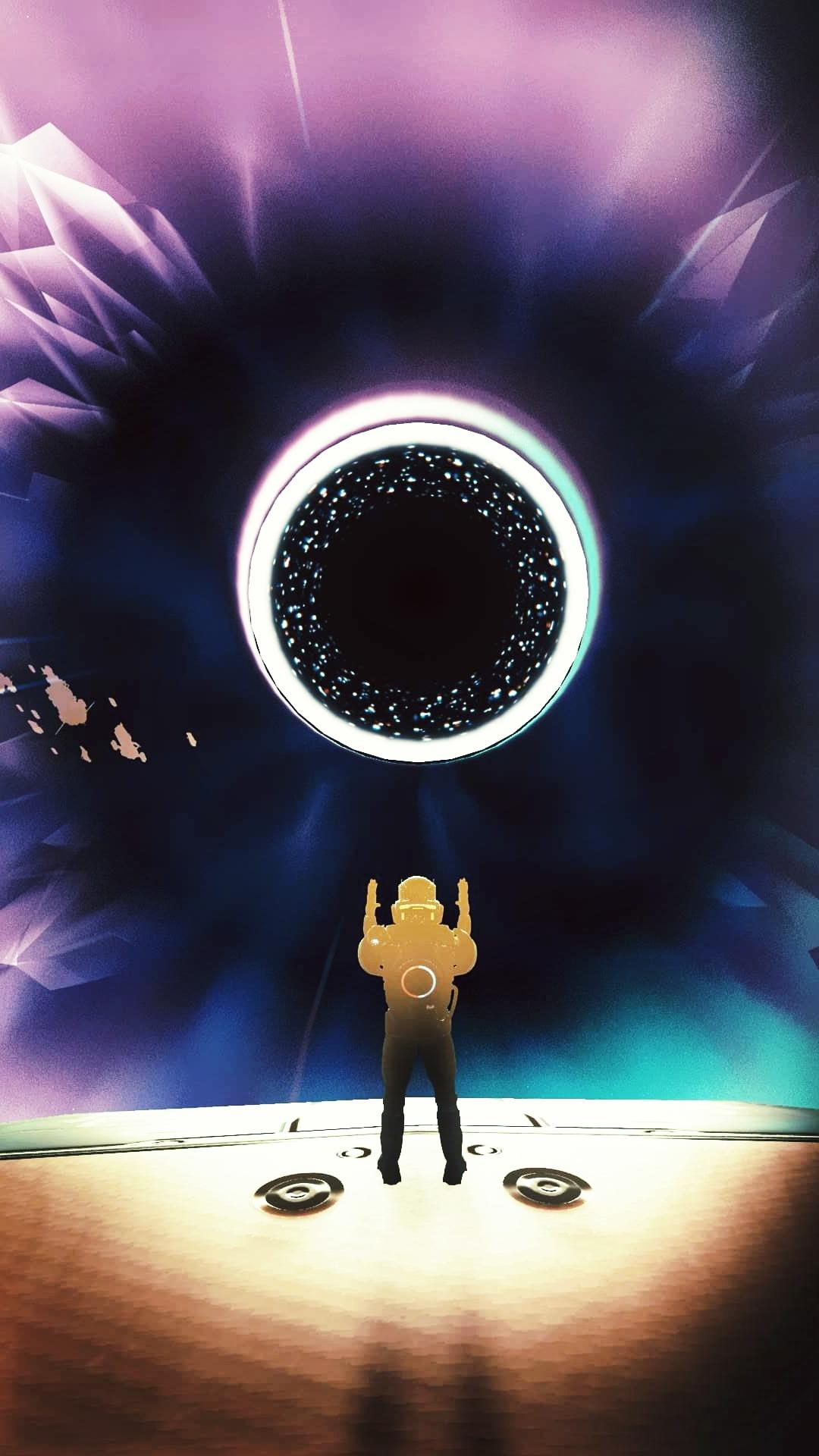 1080x1920 Mind Blown Black Hole Mobile Wallpaper