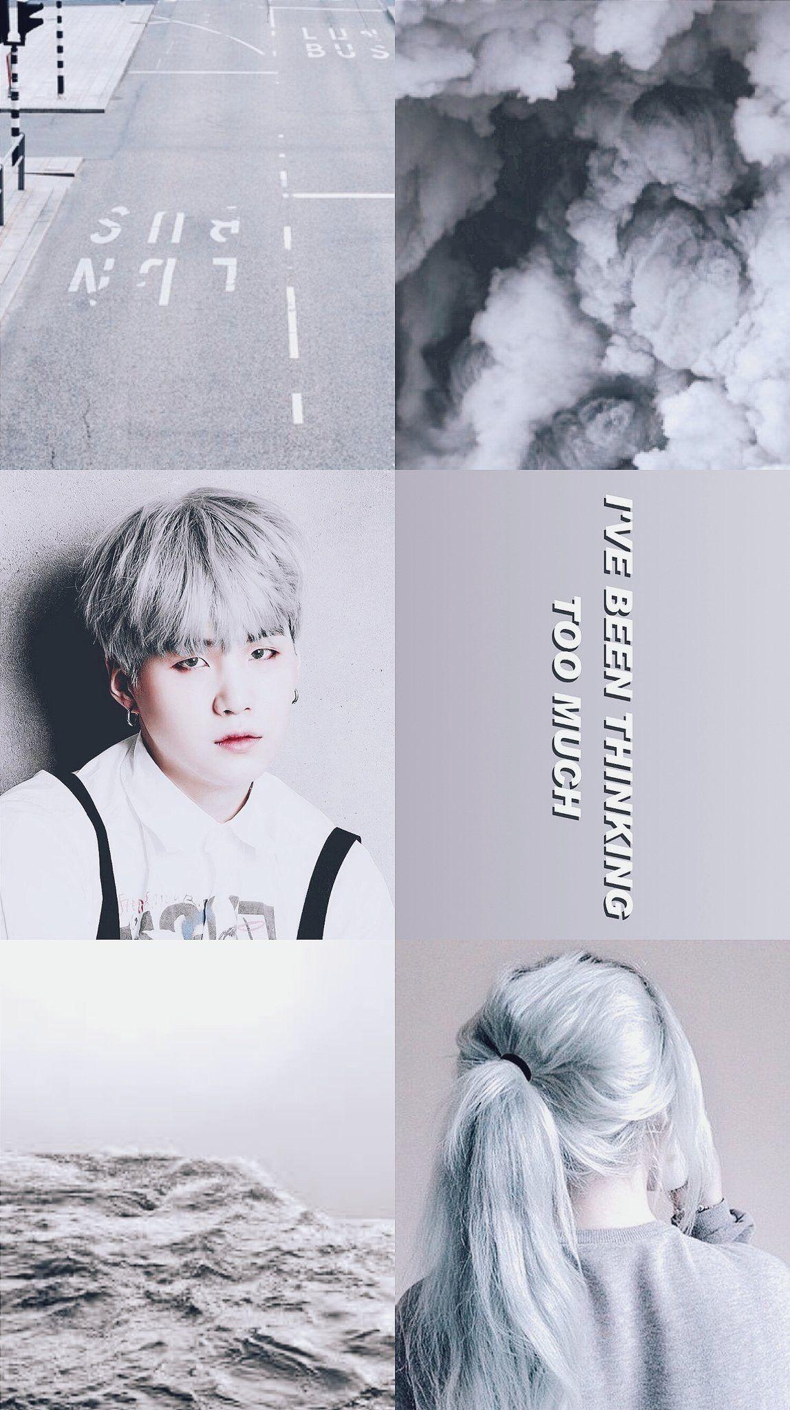 1148x2048 Yoongi Aesthetic Bts Background Free Wallpaper
