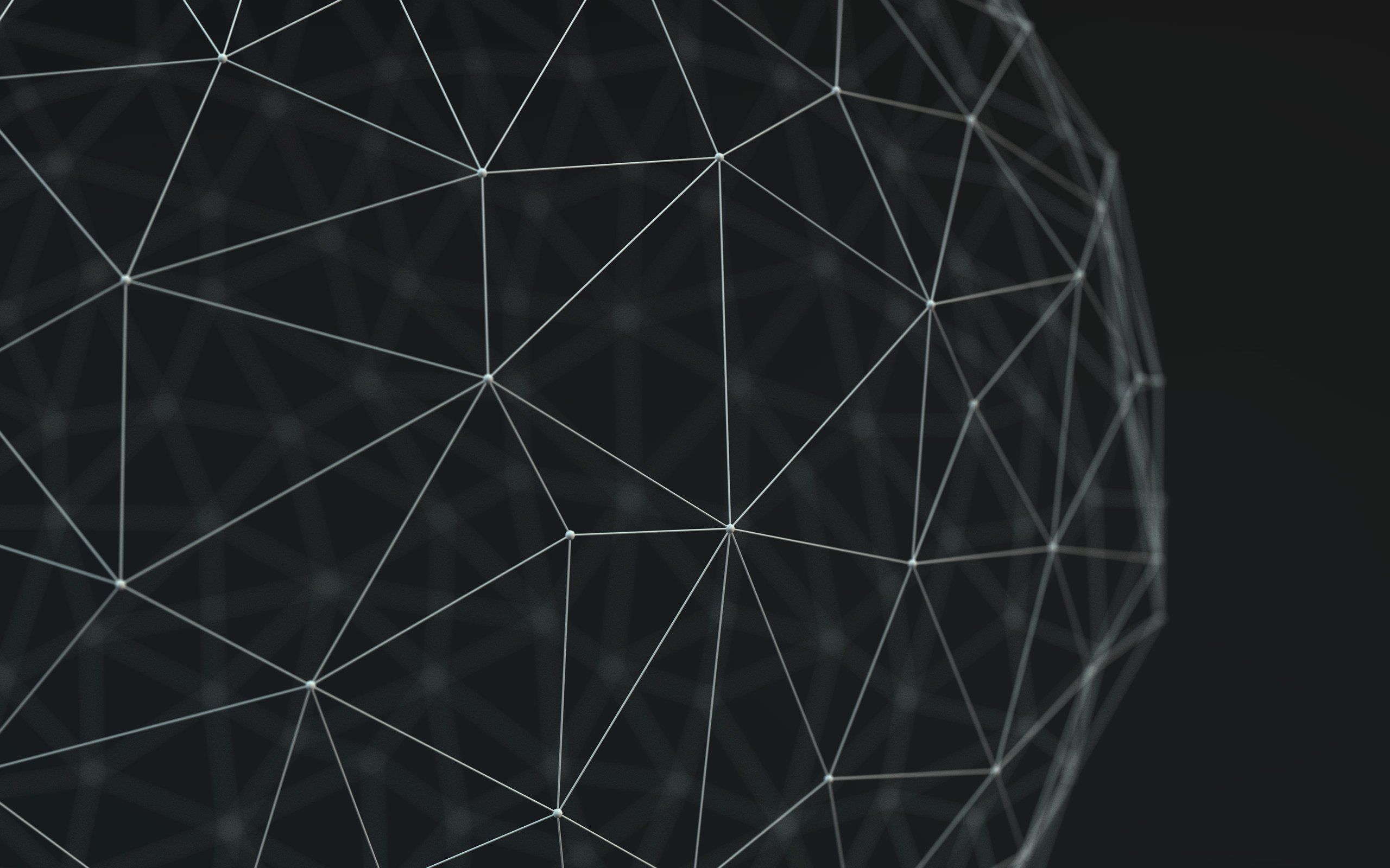 2560x1600 Dark Geometric Wallpaper