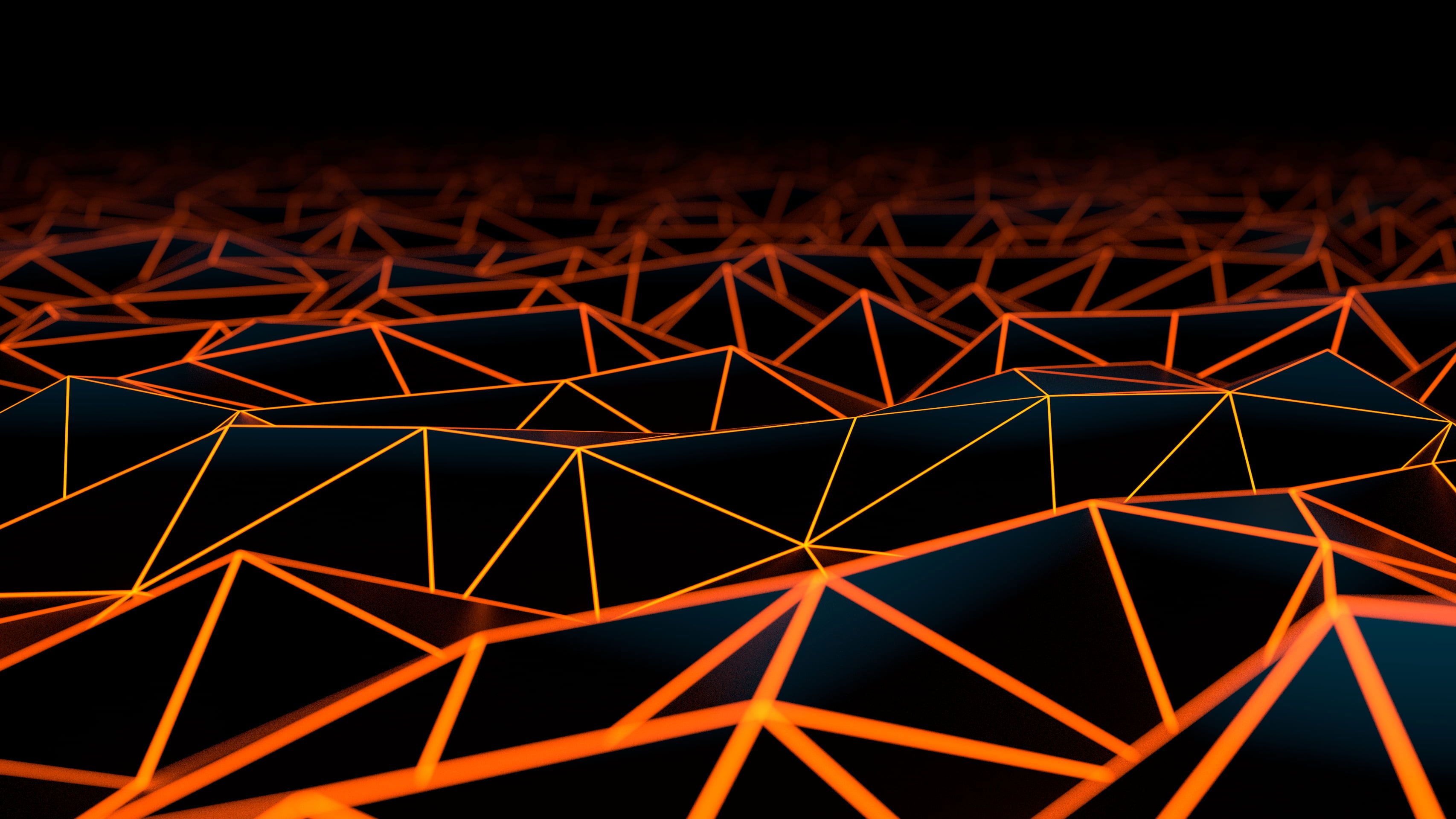 3413x1920 Abstract wallpaper, Geometric abstract