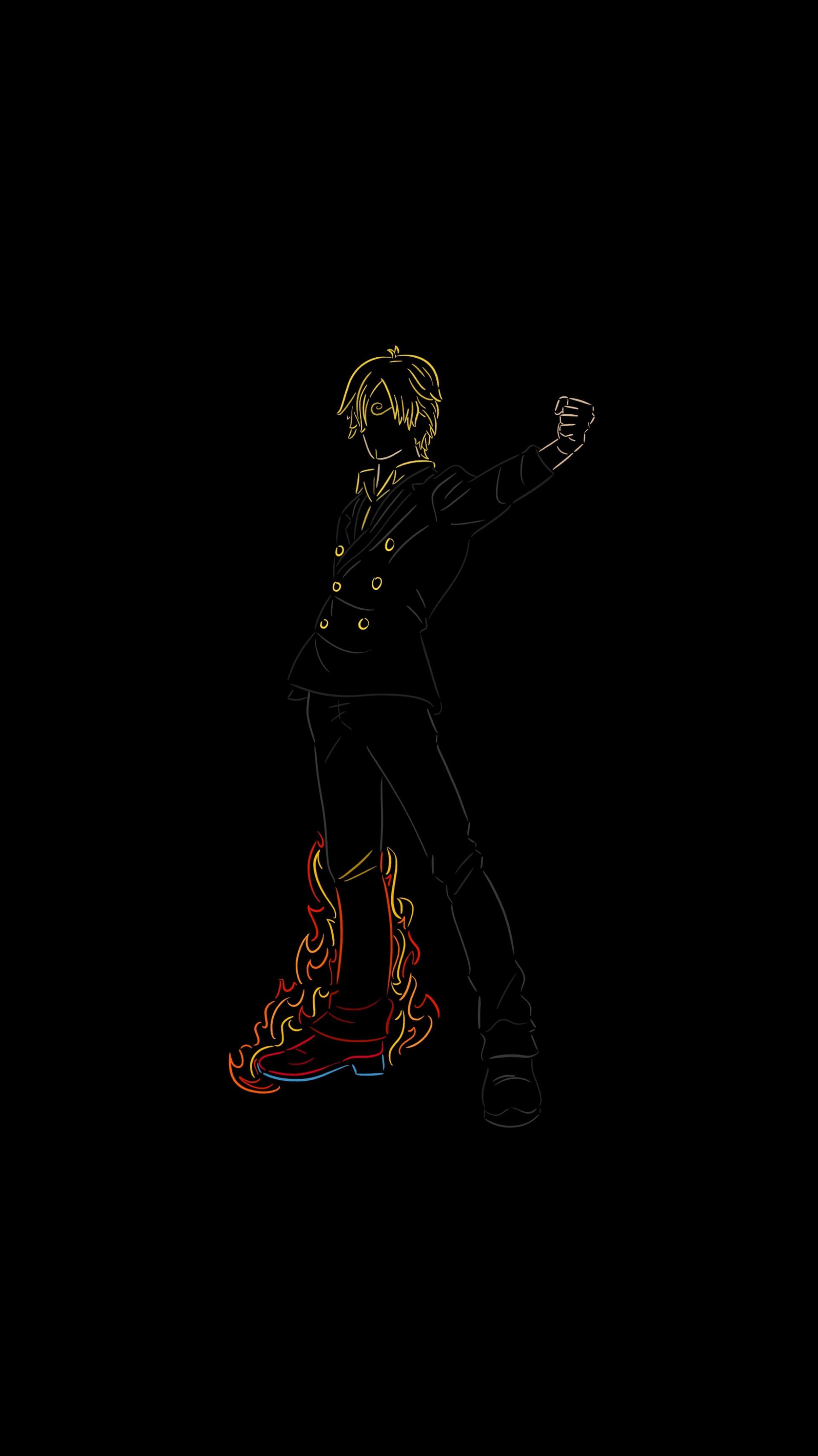 1920x3416 Vinsmoke Sanji minimal wallpaper