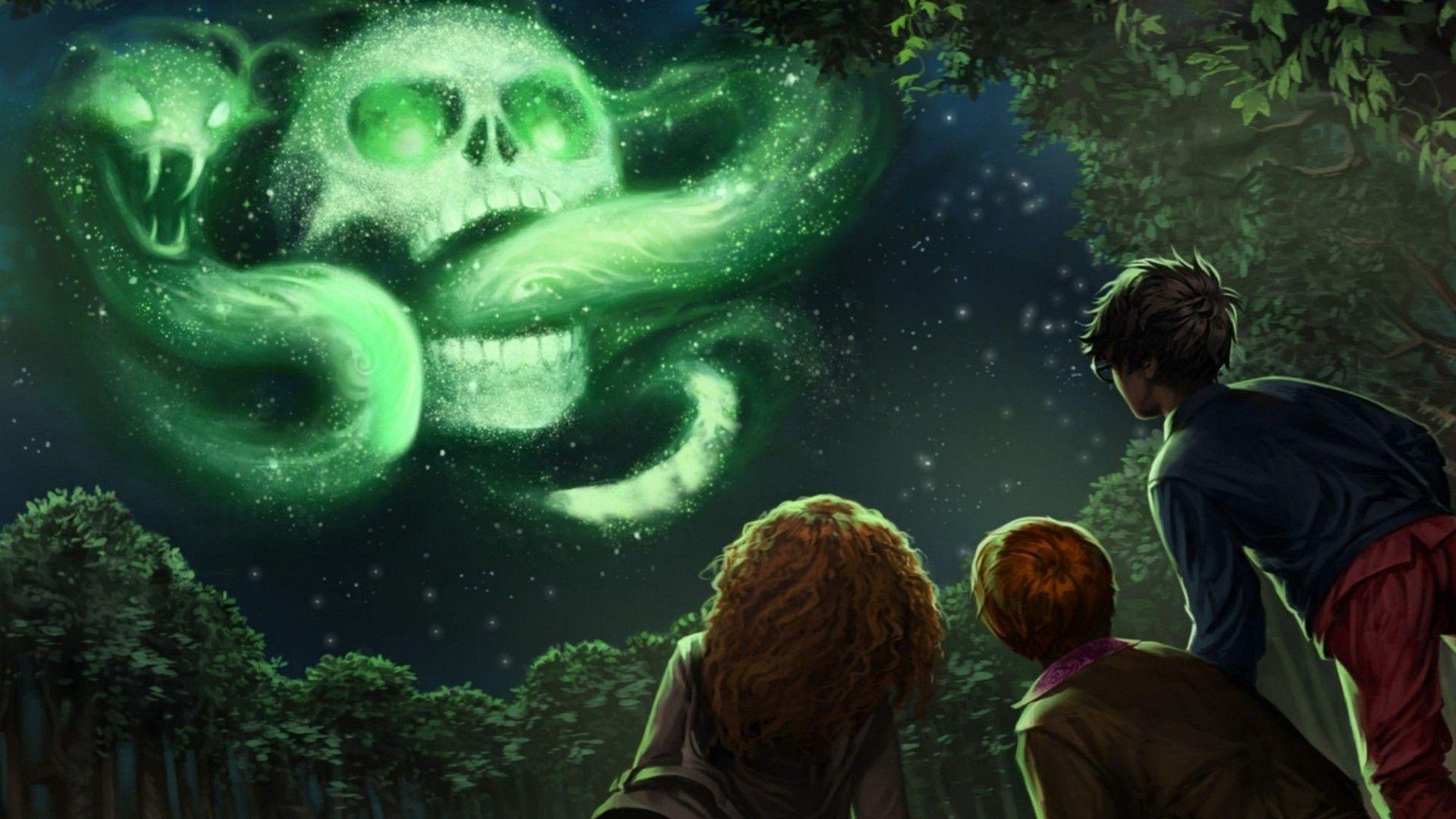 1920x1080 Harry Potter And The Goblet Of Fire Skull Wallpaper 12490