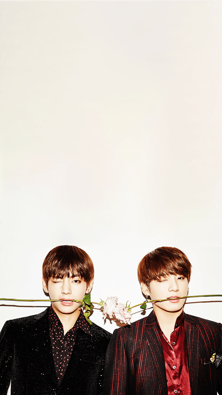 750x1335 Kim TaeHyung And Jeon Jungkook Wallpaper