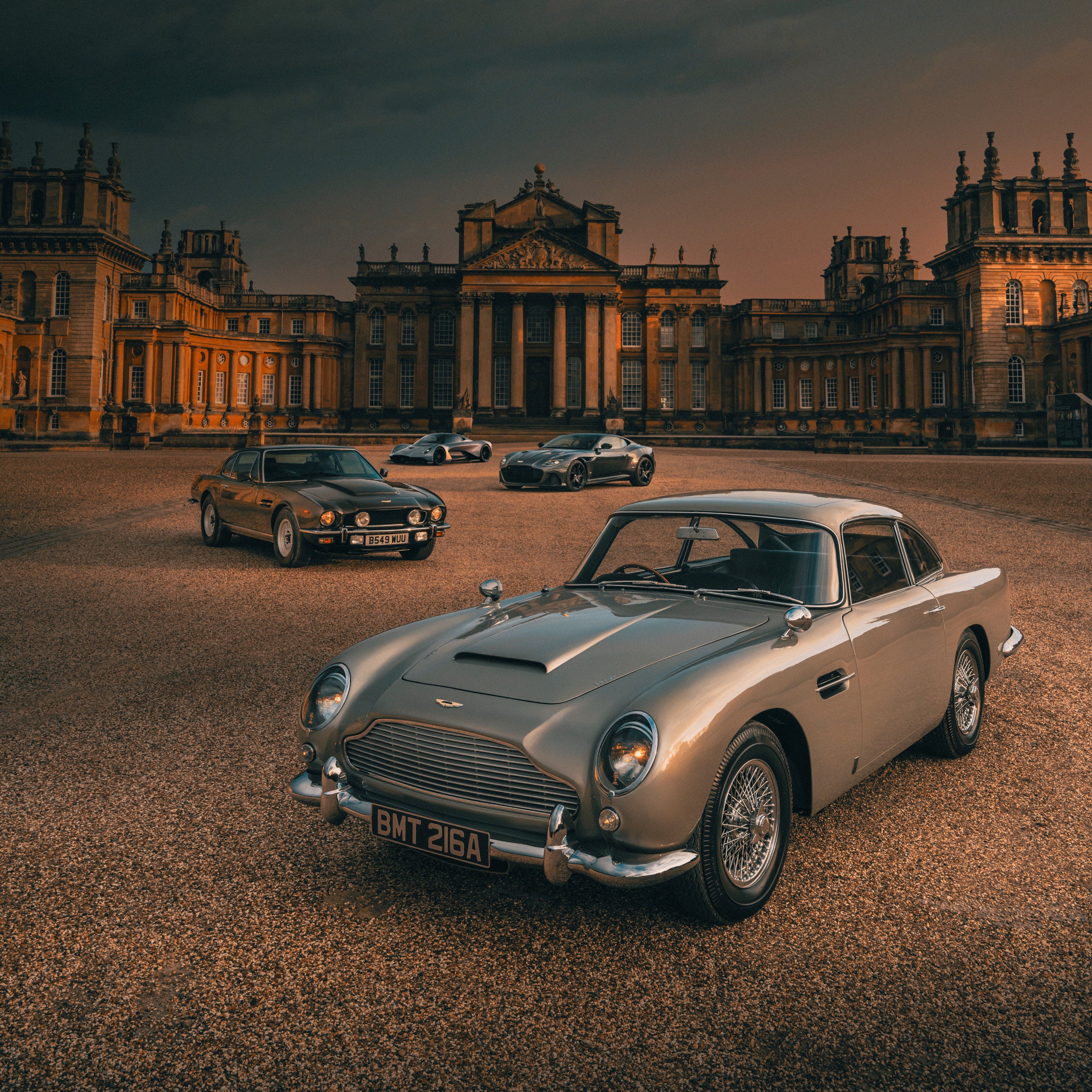 4096x4096 James Bond Aston Martin Wallpaper