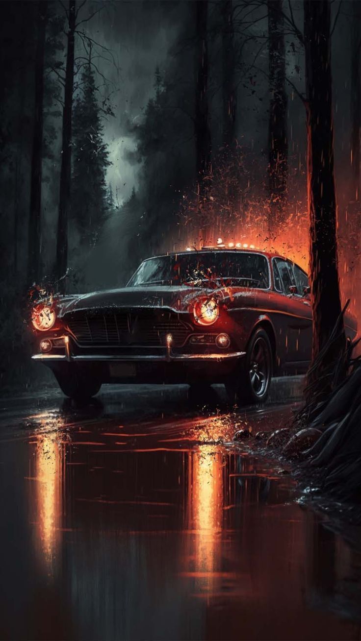 736x1308 James Bond Classic Car IPhone Wallpaper