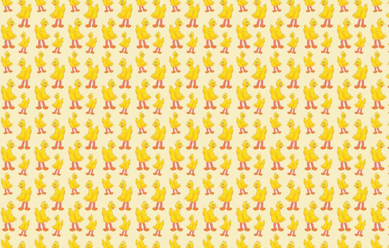 1332x850 Wallpaper yellow, smile, bird, small, large, bird, waving