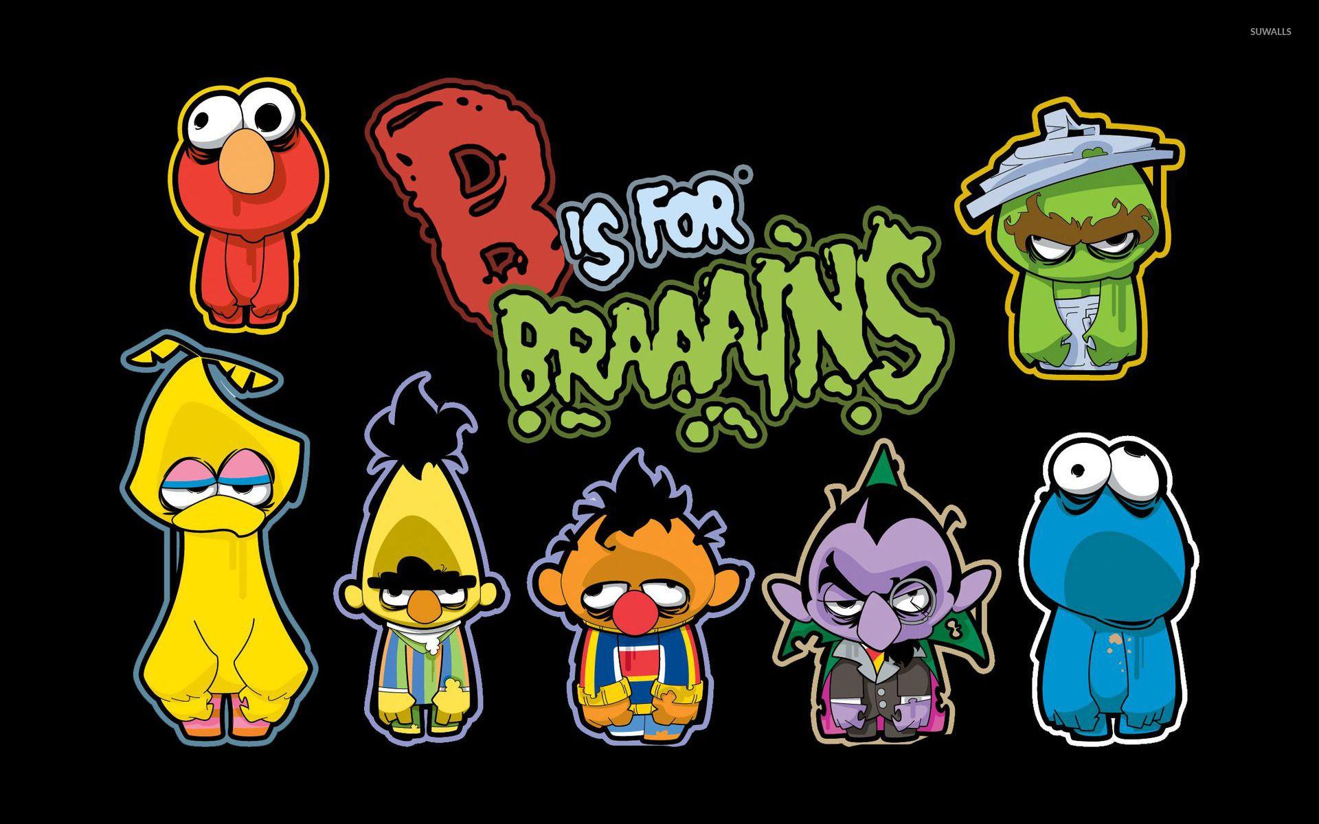 1920x1200 The Sesame Street Monsters wallpaper wallpaper