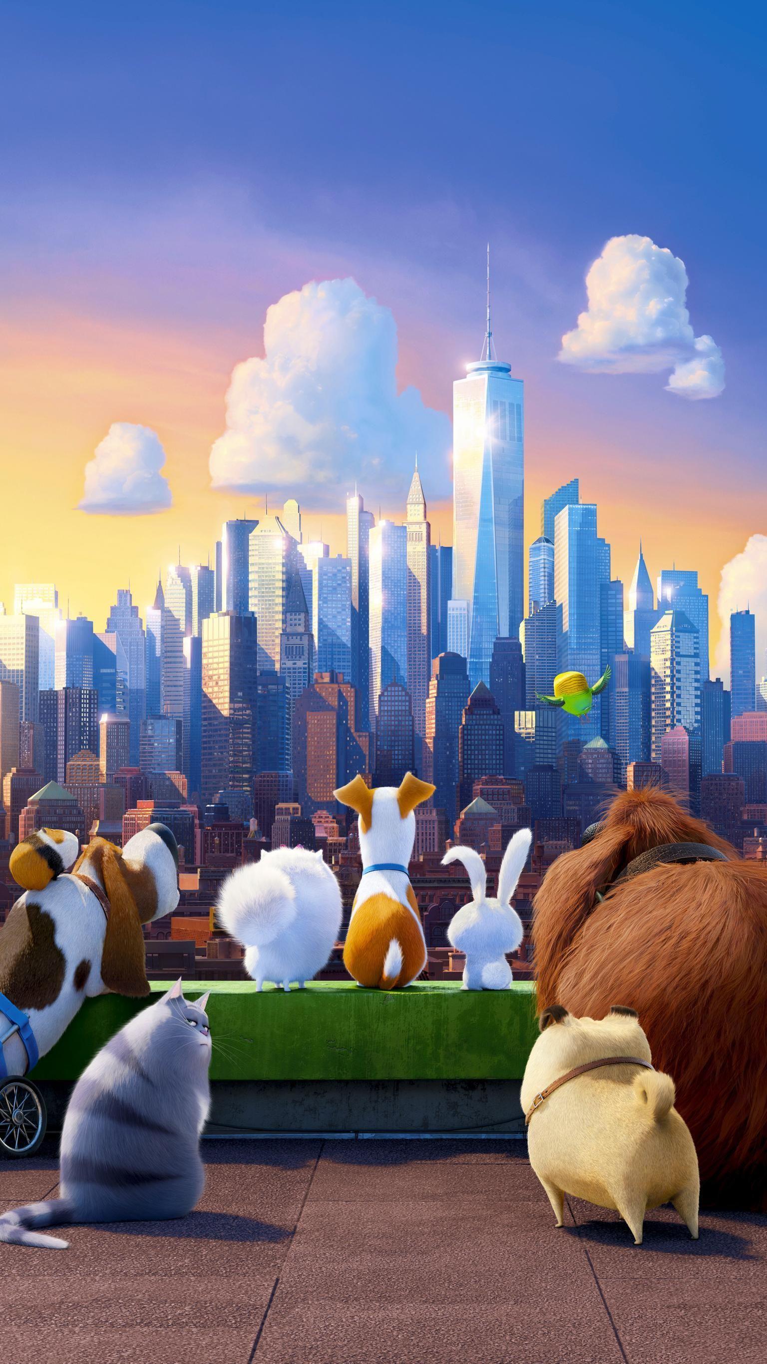 1536x2732 The Secret Life of Pets (2016) Phone Wallpaper in 2019