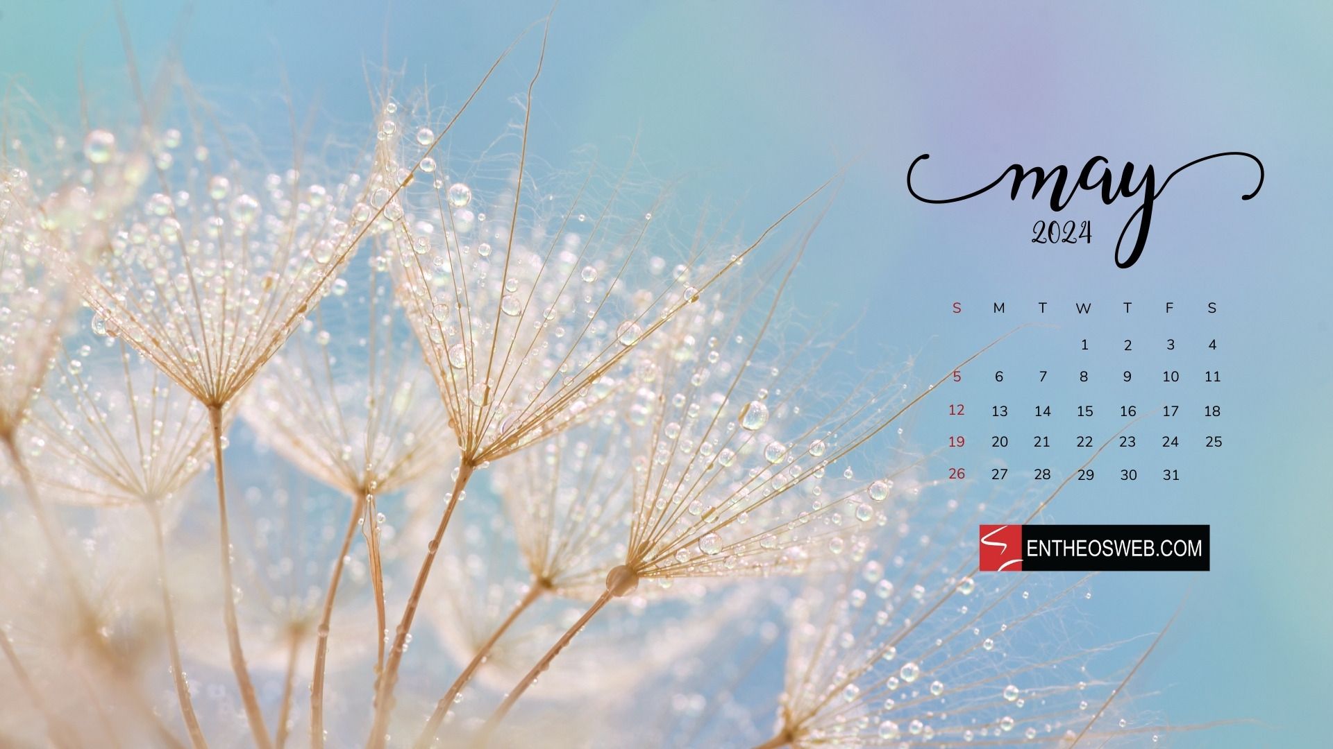 1920x1080 May 2024 Calendar Desktop Wallpaper