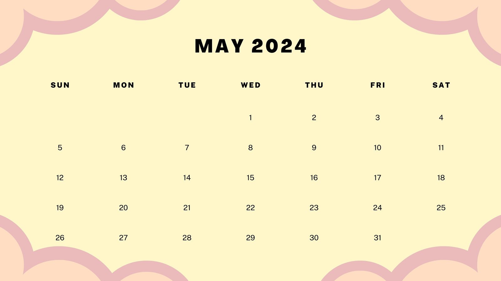 May 2024 Calendar Wallpapers - Top Free May 2024 Calendar Backgrounds 