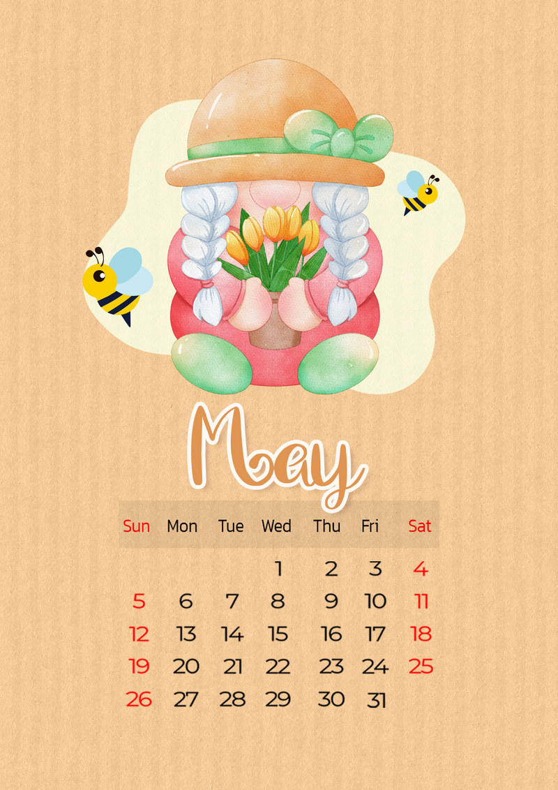 May 2024 Calendar Wallpapers - Top Free May 2024 Calendar Backgrounds ...