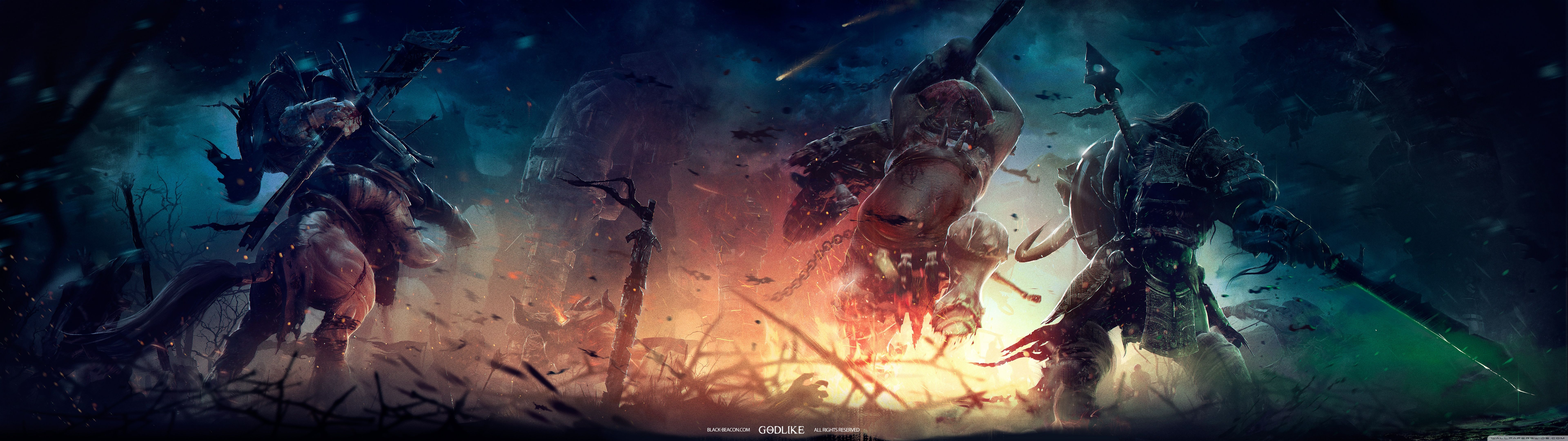 7680x2160 Battle promo right 4K UHD Wallpaper for UltraHD Desktop and TV : Widescreen and UltraWide Display : Dual Monitor : Smartphone and Tablet Devices