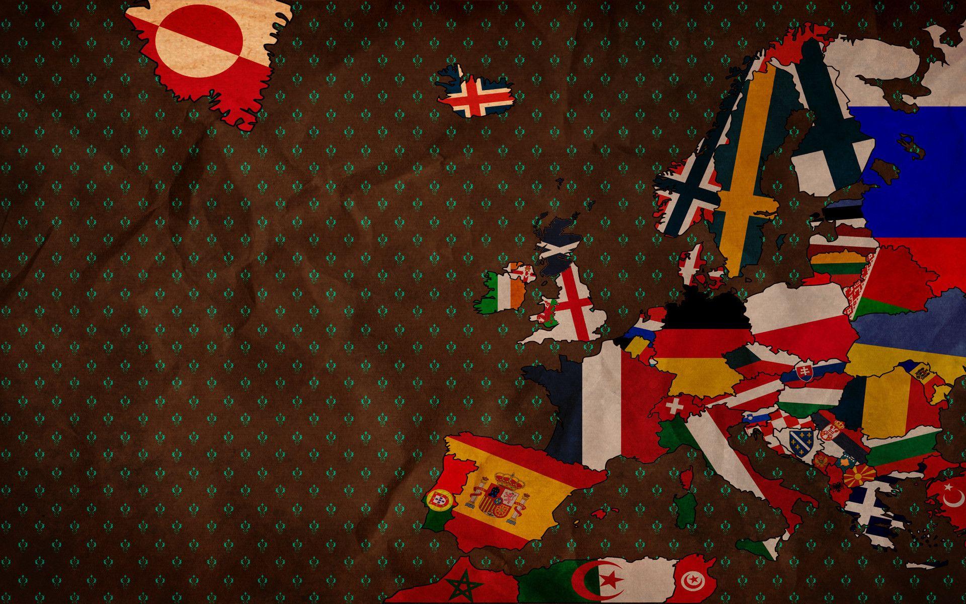 1920x1200 World Flags Wallpaper