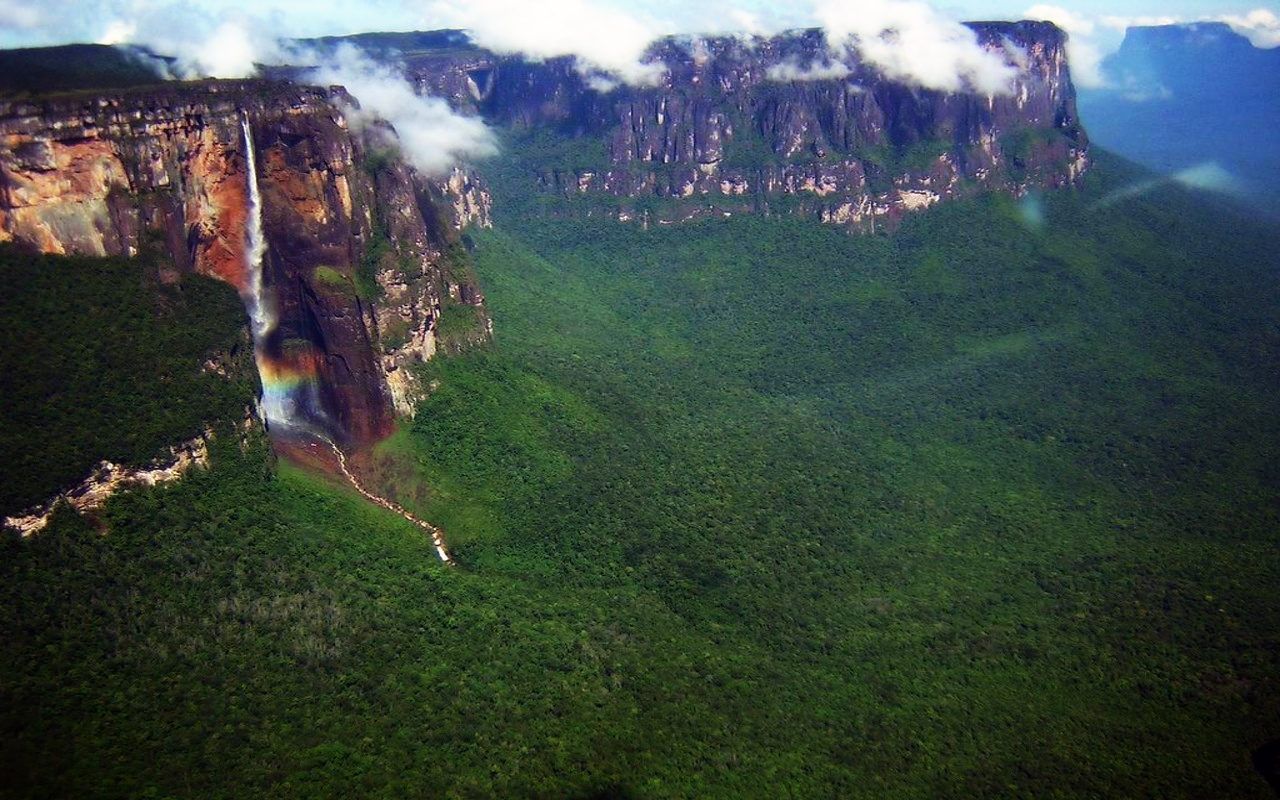 1280x800 Angel Falls Salto Ángel; Pemon