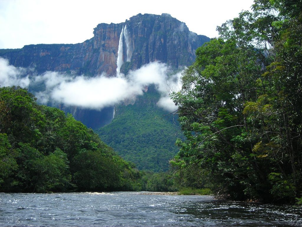 1024x768 Paisajes De Venezuela Salto Angel