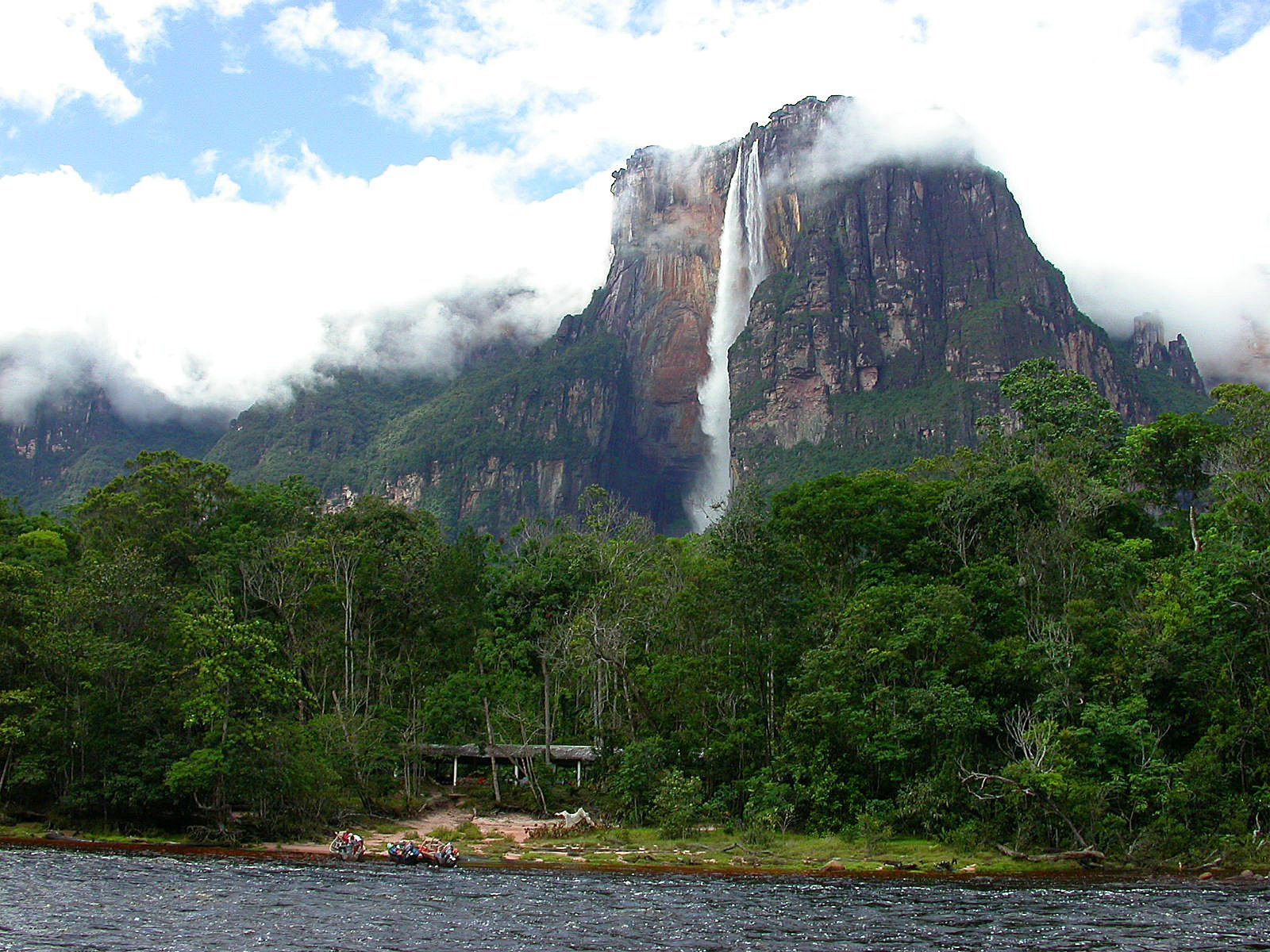 1600x1200 highest waterfall, Venezuela