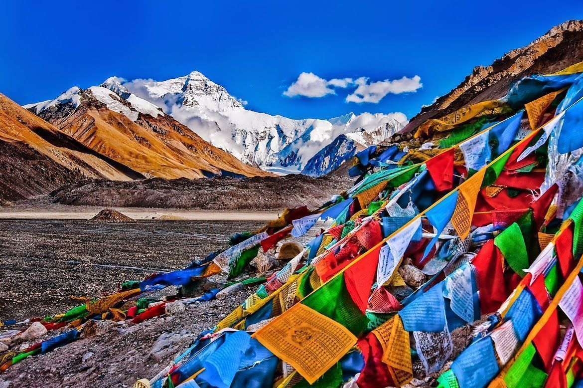 1170x778 Tibetan prayer flag, Prayer flags
